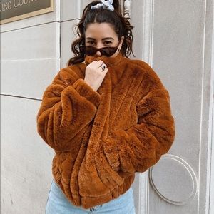 Cozy brown coat